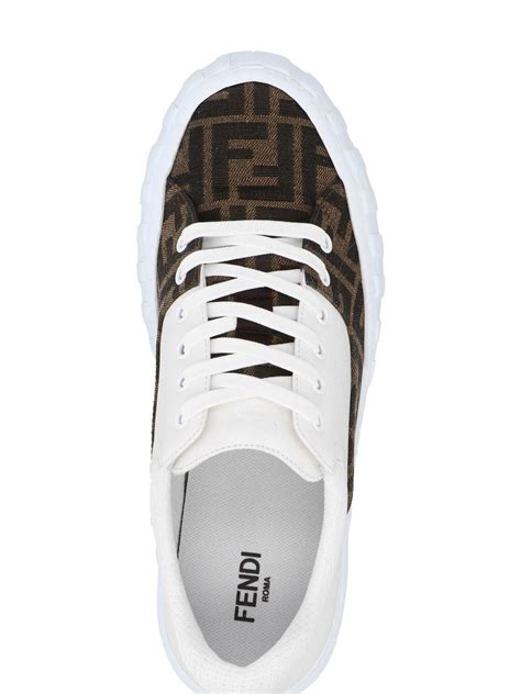 fendi force sneakers white|fendi ladies sneakers.